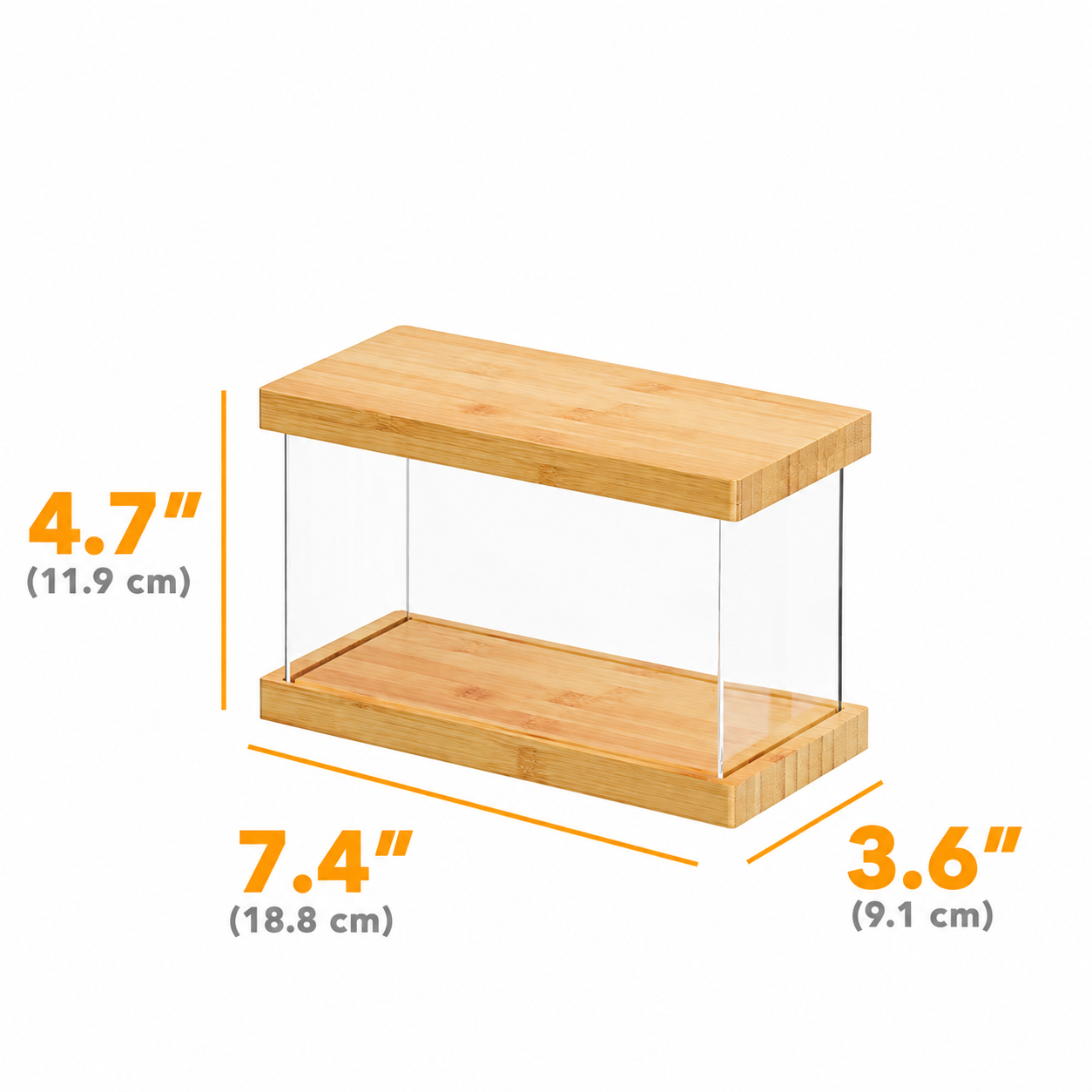Food Storage Containers with Bamboo Lids – Set of 6