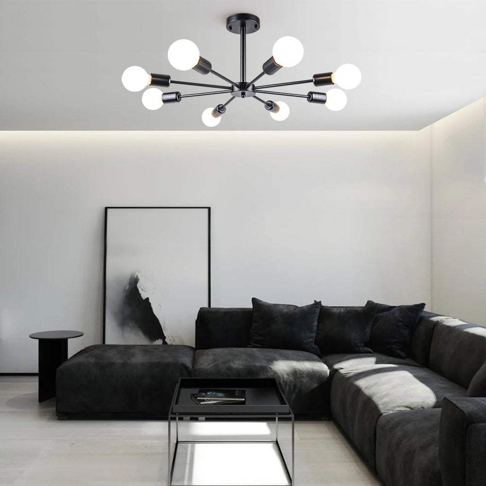 8-częściowa Lampa Sufitowa Sputnik | Lampa do Salonu