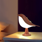 Akumulatorowa Lampa Nocna LED z Kreatywnym Wzorem Ptaków | Lampa do Sypialni