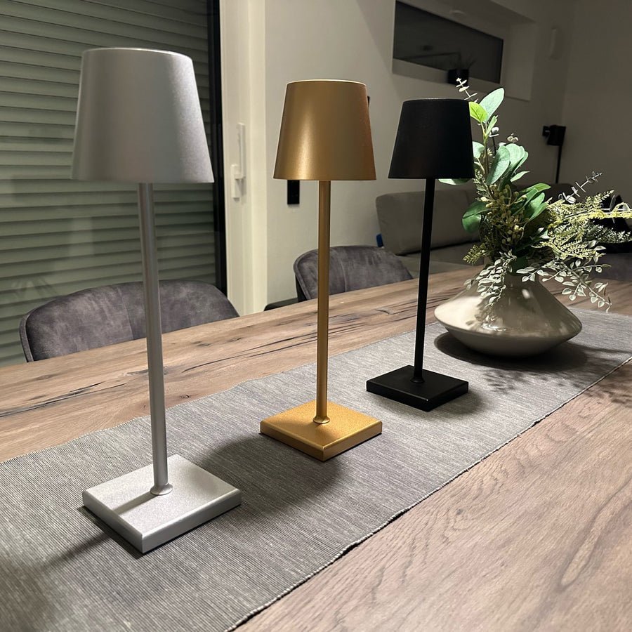 Bezprzewodowa Lampa Stołowa LED – Ładowanie USB i Sterowanie Dotykowe