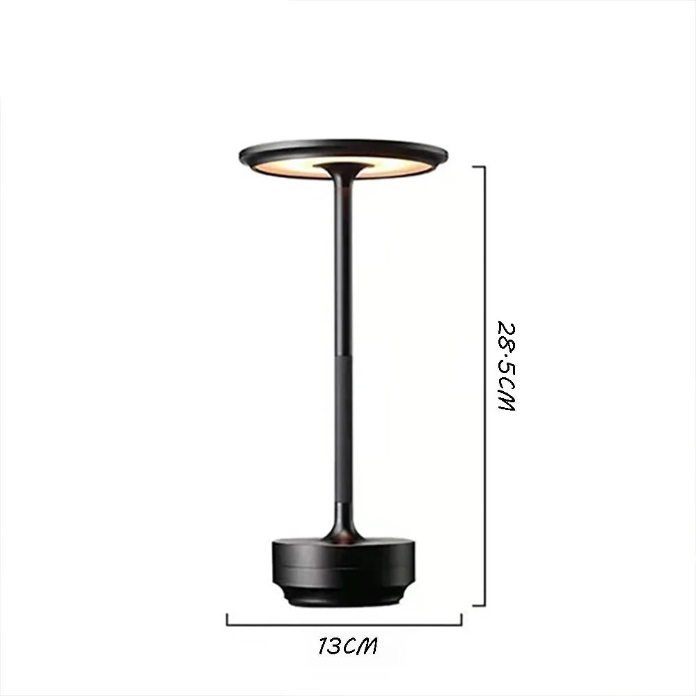 Bezprzewodowa Lampa Stołowa LED z Regulacją Dotykową