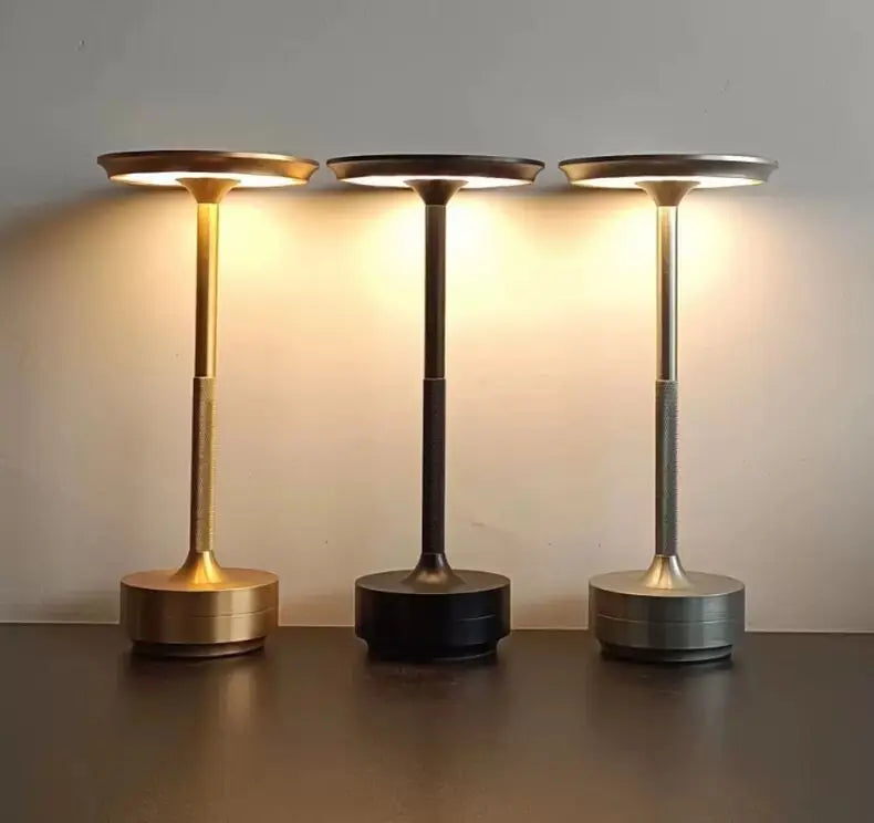 Bezprzewodowa Lampa Stołowa LED z Regulacją Dotykową