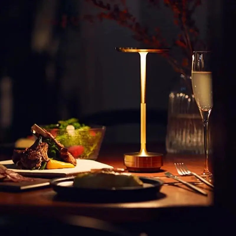 Bezprzewodowa Lampa Stołowa LED z Regulacją Dotykową