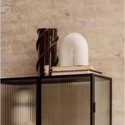 Biała Lampa Stołowa z Łukowym Stelażem LED