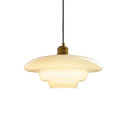 Biała Lampa Wisząca | Lampa Sufitowa do Salonu