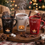 Ceramiczny Kubek do Fondue Czekoladowego – 3 Kolory