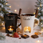 Ceramiczny Kubek do Fondue Czekoladowego – 3 Kolory