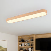 Długa Owalna Lampa Sufitowa LED | Nowoczesna