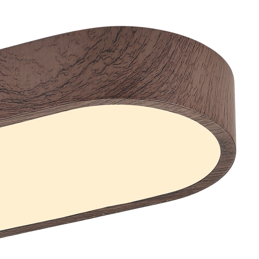 Długa Owalna Lampa Sufitowa LED | Nowoczesna