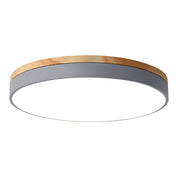 Drewniane Okrągłe Lampa Sufitowa | Lampa do Salonu