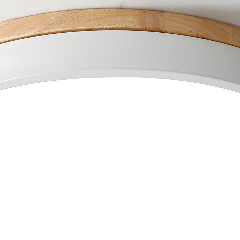 Drewniane Okrągłe Lampa Sufitowa | Lampa do Salonu
