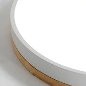 Drewniane Okrągłe Lampa Sufitowa | Lampa do Salonu