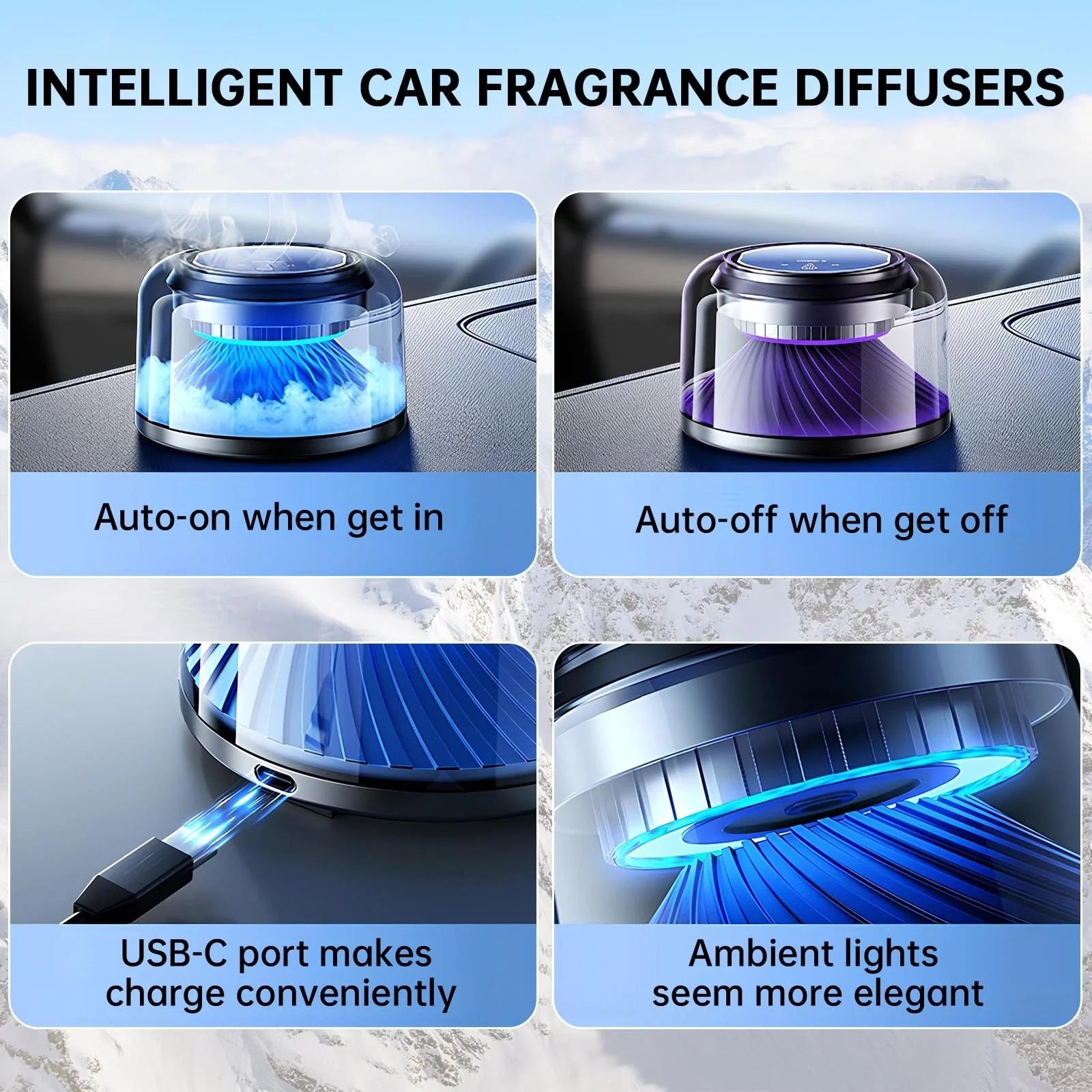 Car Mist Diffuser – Elegant Car Air Freshener