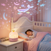 Dziecięca lampka nocna i projektor 2 w 1