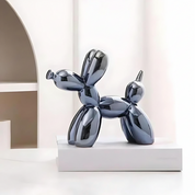 Figurka Dekoracyjna Pies Ceramiczny – Nowoczesna Rzeźba Artystyczna do Wnętrz
