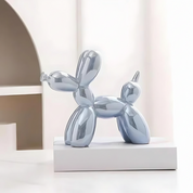 Figurka Dekoracyjna Pies Ceramiczny – Nowoczesna Rzeźba Artystyczna do Wnętrz