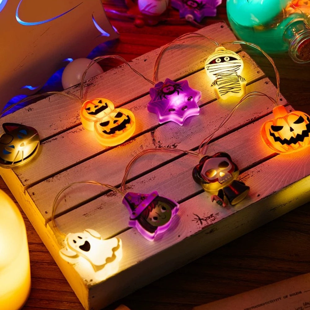 Girlanda LED Halloween z Dekoracyjnymi Motywami