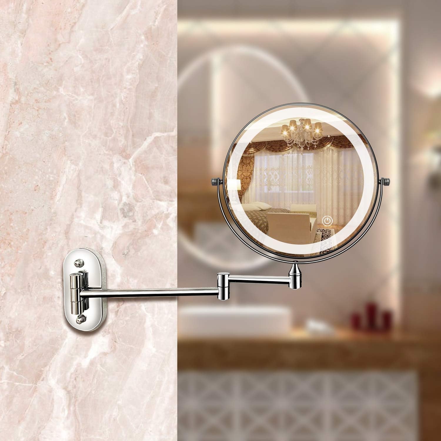 Lampa Lustrzana LED z Powiększeniem | łazienka