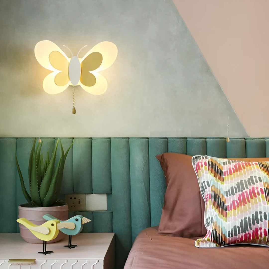 Kinkiet Dekoracyjny LED Motyl – Kolorowa Lampa Ścienna do Salonu i Korytarza
