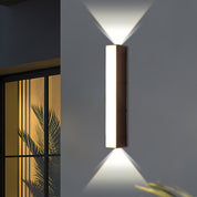 Kinkiet Zewnętrzny LED Góra-Dół Czarny – Aluminiowa Lampa Elewacyjna IP65