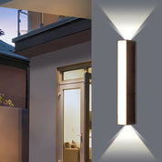 Kinkiet Zewnętrzny LED Góra-Dół Czarny – Aluminiowa Lampa Elewacyjna IP65
