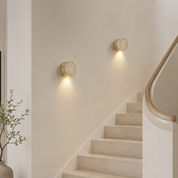 Kinkiet Ścienny Trawertyn Wabi-Sabi – Lampa z Naturalnego Kamienia w Stylu Japandi