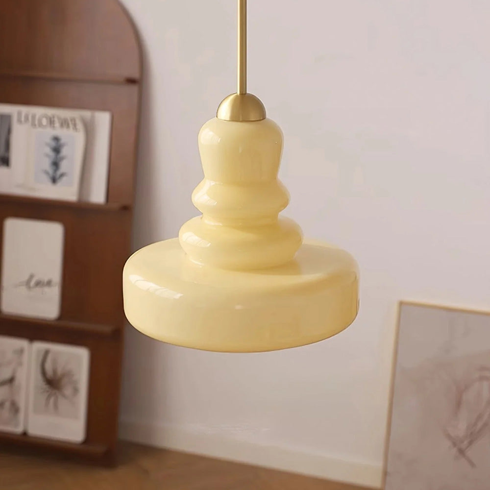 Kolorowa Lampa Wisząca Bauhaus w Kształcie Dyni