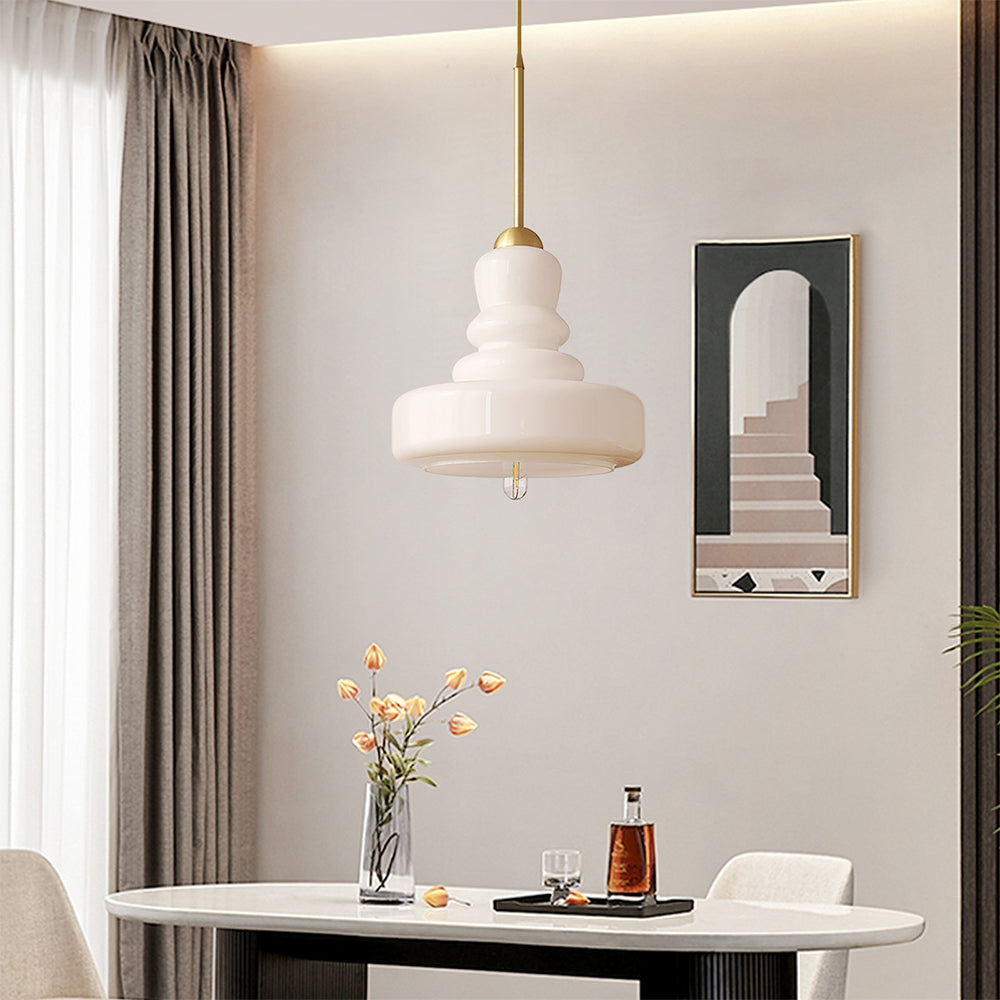 Kolorowa Lampa Wisząca Bauhaus w Kształcie Dyni