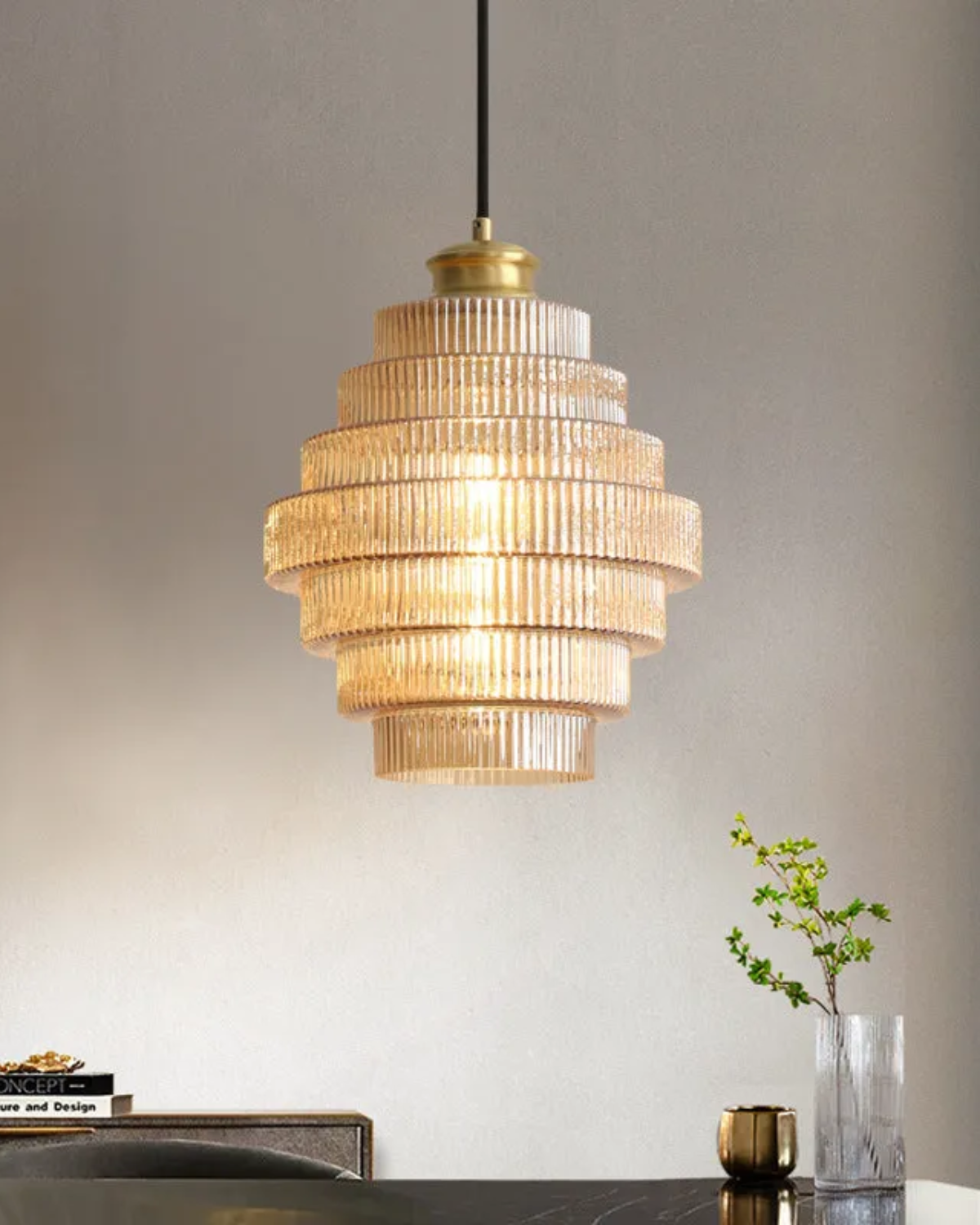 Nowoczesna Lampa Sufitowa Warstwowa