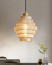 Nowoczesna Lampa Sufitowa Warstwowa