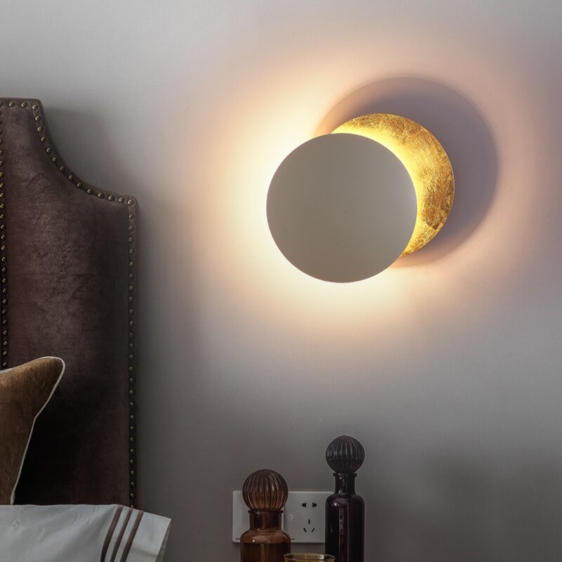 Lampa Nocna Z Zaćmieniem Słońca | Lampy Do Sypialni