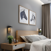 Lampa Nocna Ładująca USB | Lampa Do Sypialni Minimalistyczny Styl