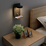 Lampa Nocna Ładująca USB | Lampa Do Sypialni Minimalistyczny Styl