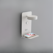 Lampa Nocna Ładująca USB | Lampa Do Sypialni Minimalistyczny Styl