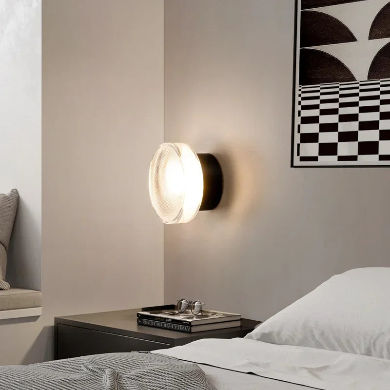 Lampa Nocna w Kształcie Guzika | Lampa do Sypialni
