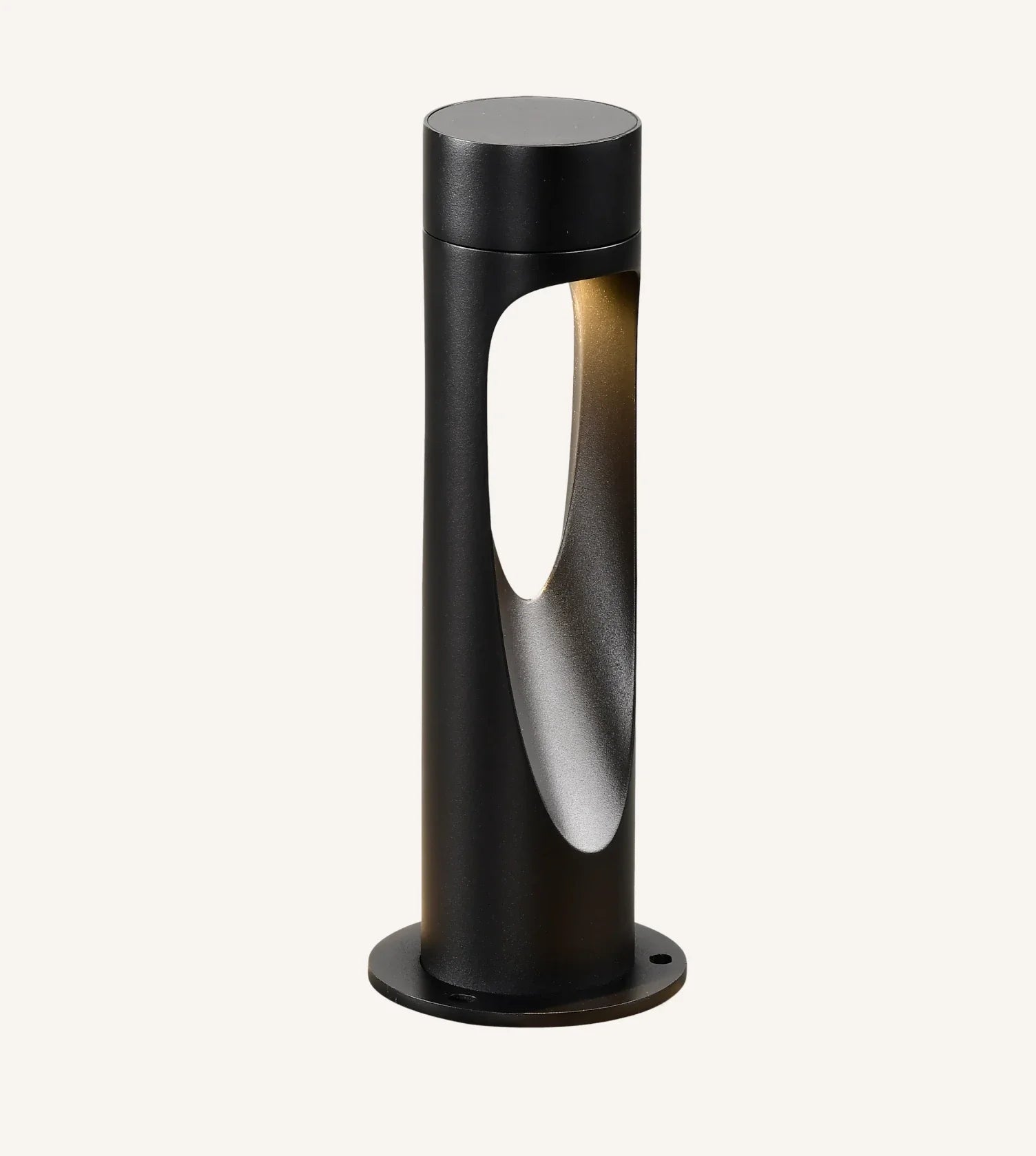 Lampa Ogrodowa LED Czarna – Ciepłe Światło IP65
