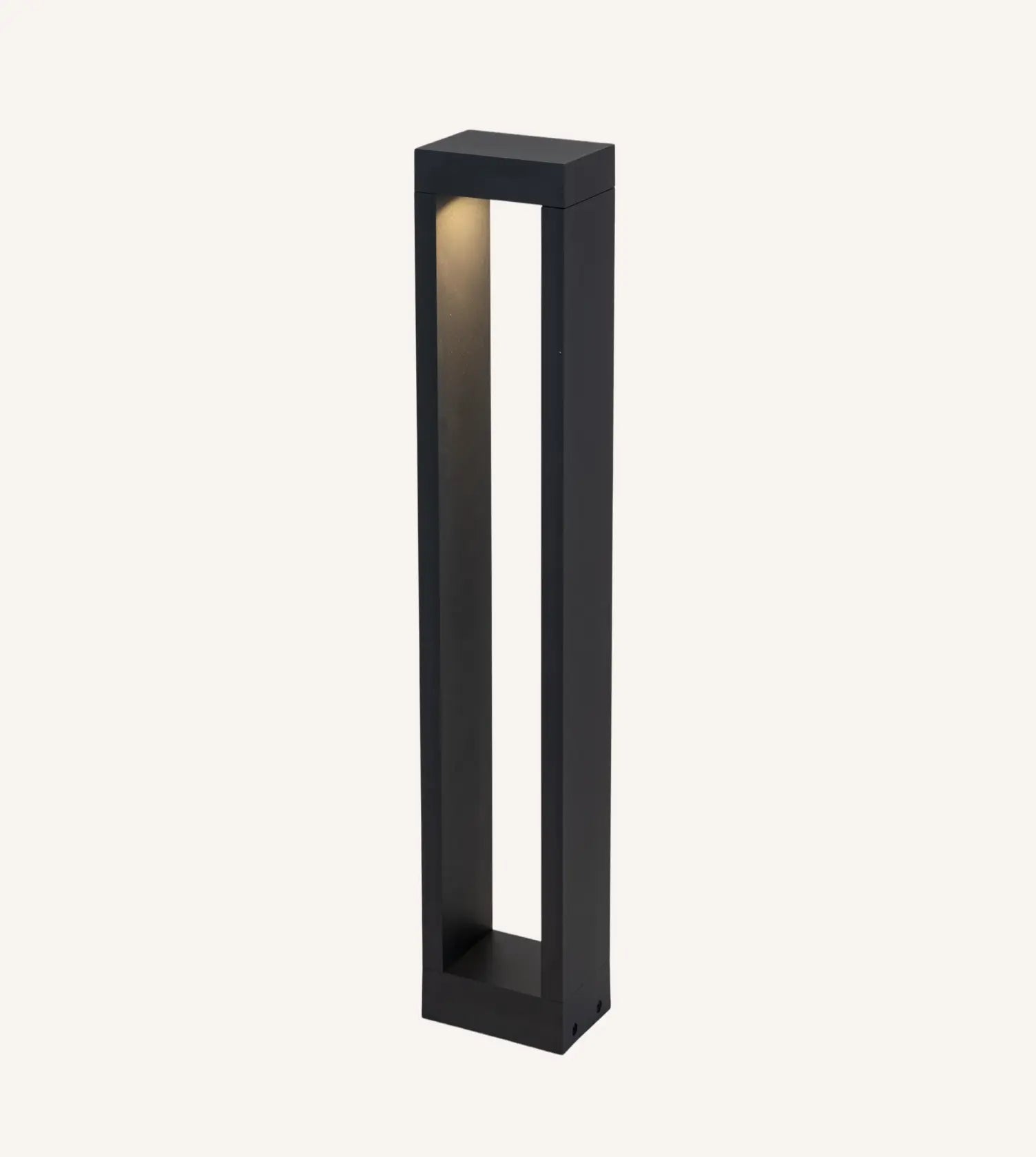 Lampa Ogrodowa LED – Czarna z Dwustronnym Światłem