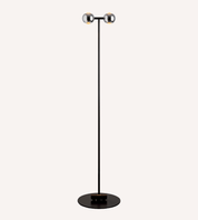 Lampa Podłogowa LED – Chrom i Szkło, Ściemnialna