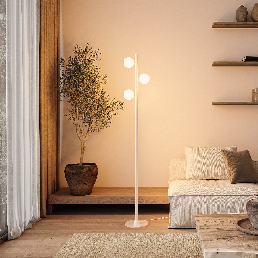 Lampa Podłogowa Modularna LED – Magnetyczny System Click & Connect
