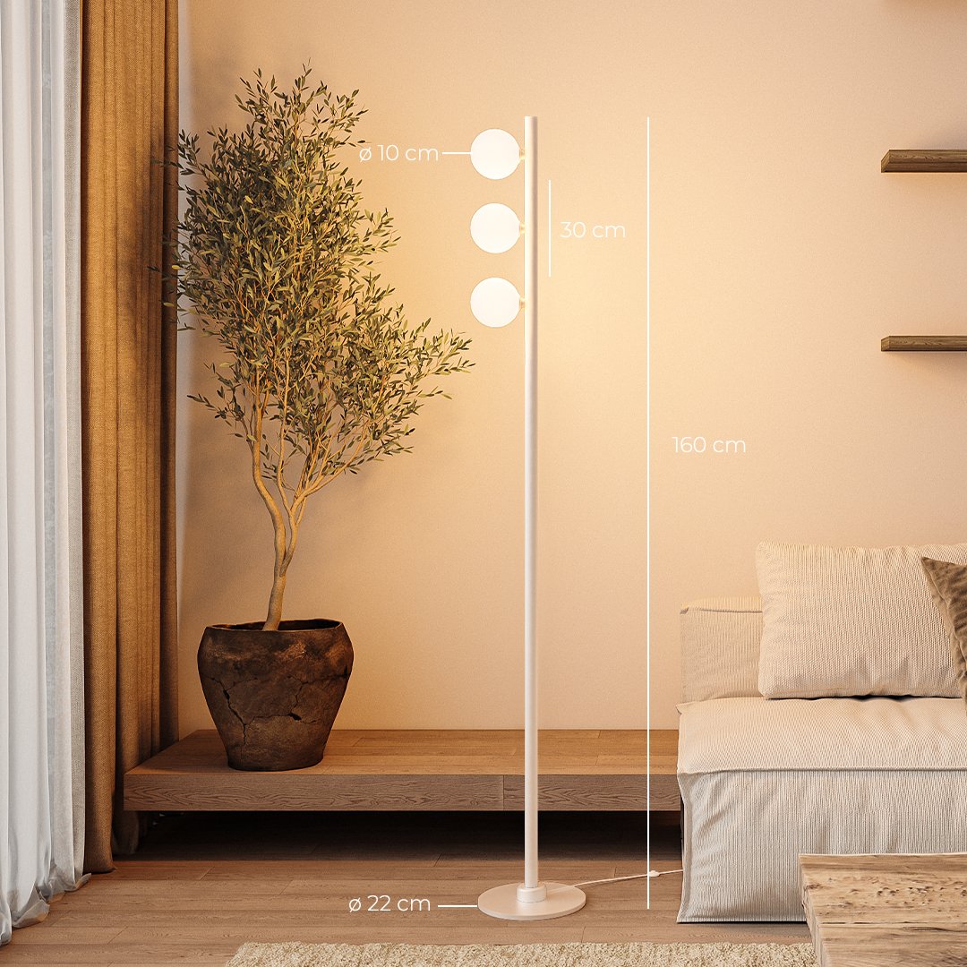 Lampa Podłogowa Modularna LED – Magnetyczny System Click & Connect