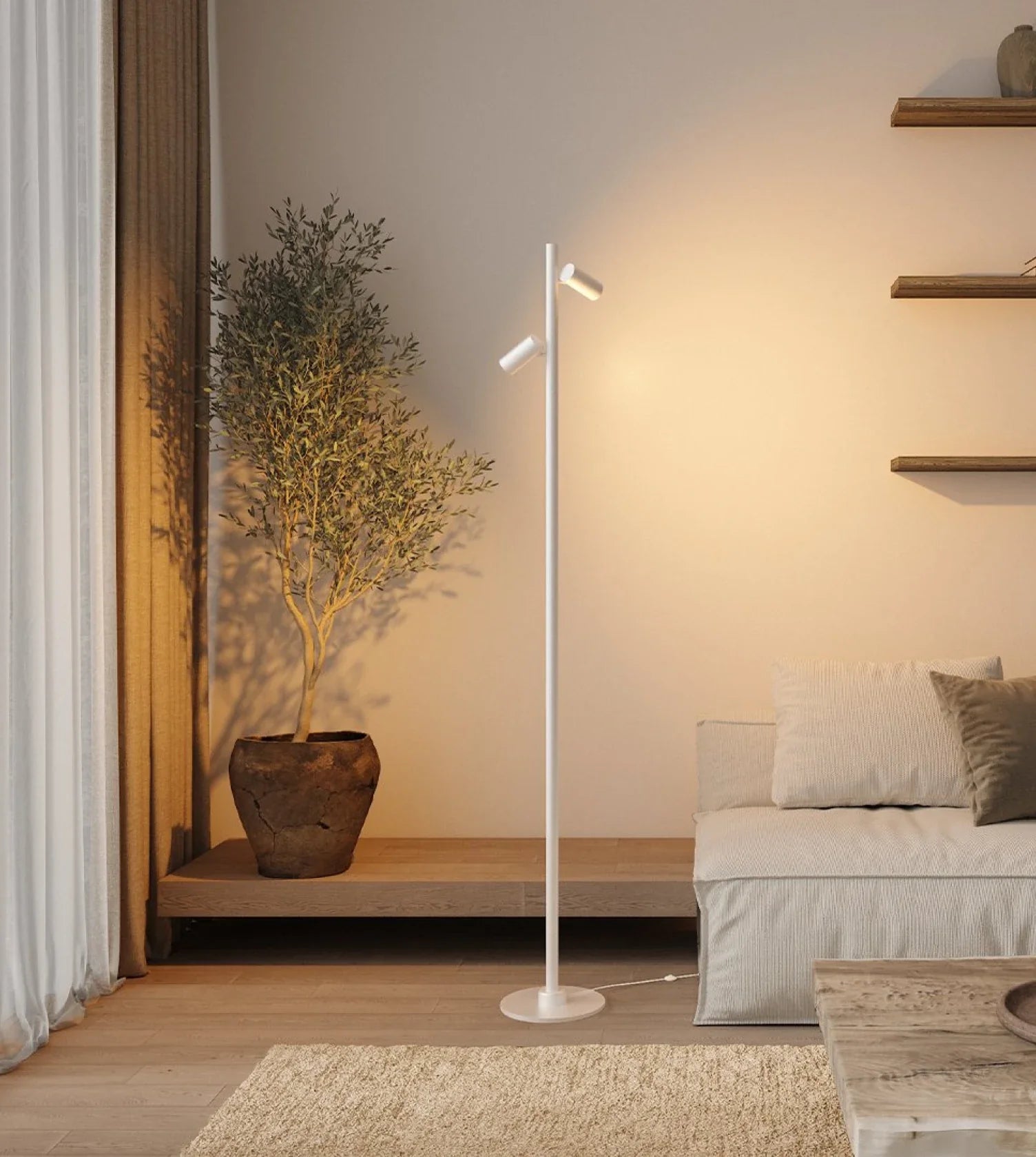 Lampa Podłogowa Modularna – System Click & Connect