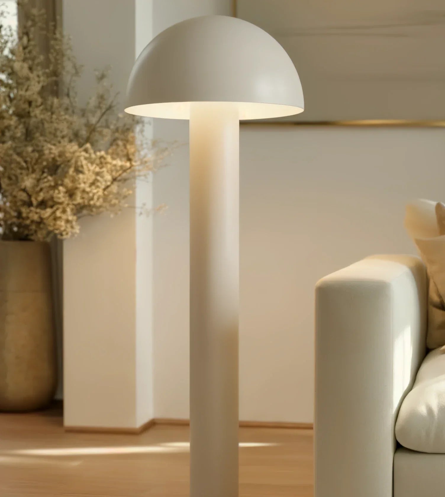 Lampa Podłogowa – Rzeźbiarska Forma i Retro Charakter