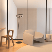 Lampa Podłogowa LED – Ściemnialna, Aluminium
