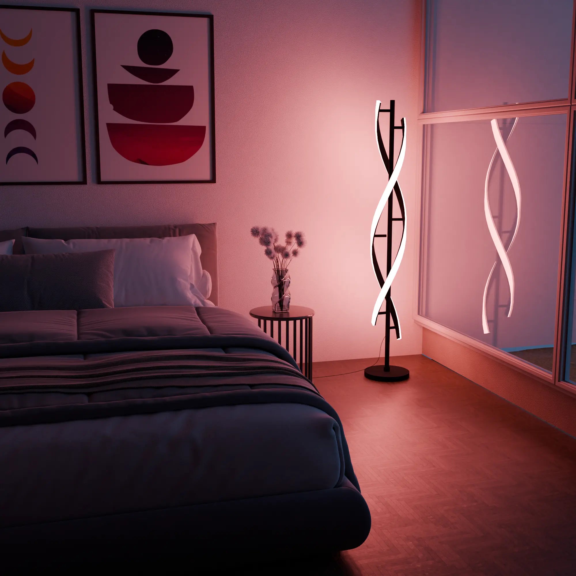 Lampa Podłogowa LED RGB – Nowoczesne Oświetlenie Nastrojowe