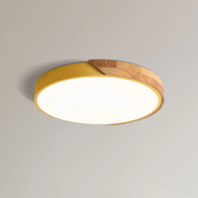 Lampa Sufitowa LED w Stylu Skandynawskim, Zimna Biel — Plafon do Salonu i Przedpokoju