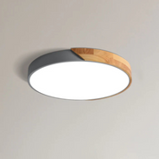 Lampa Sufitowa LED w Stylu Skandynawskim, Zimna Biel — Plafon do Salonu i Przedpokoju