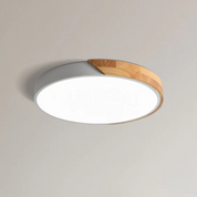 Lampa Sufitowa LED w Stylu Skandynawskim, Zimna Biel — Plafon do Salonu i Przedpokoju
