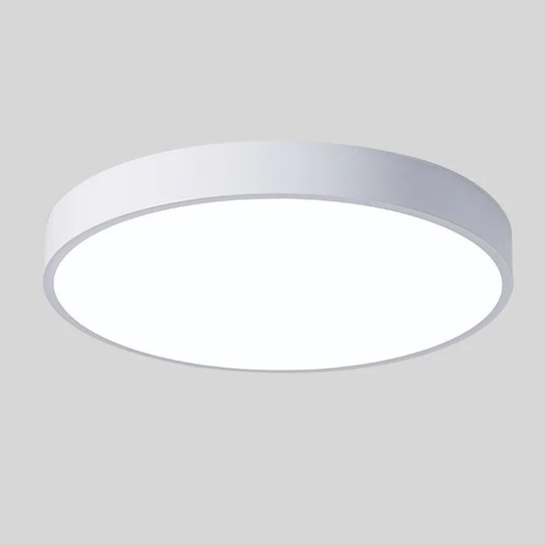 Lampa Sufitowa LED w Stylu Skandynawskim, Zimna Biel — Plafon do Salonu i Przedpokoju