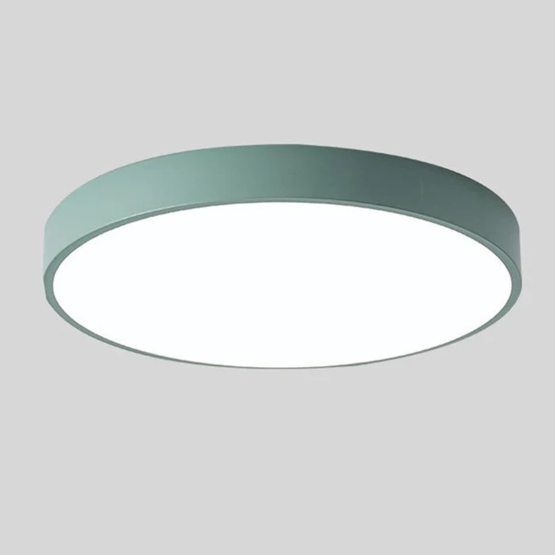 Lampa Sufitowa LED w Stylu Skandynawskim, Zimna Biel — Plafon do Salonu i Przedpokoju