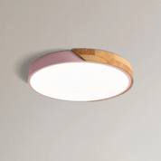 Lampa Sufitowa LED w Stylu Skandynawskim, Zimna Biel — Plafon do Salonu i Przedpokoju